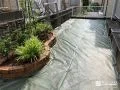 季節ごとの彩りが楽しい植栽とお手入れを軽減する防草シート工事