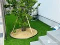 人工芝で明るく快適になった緑豊かなお庭のリフォーム工事