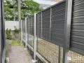ステンカラーが映える上品な目隠しフェンスを設置した工事