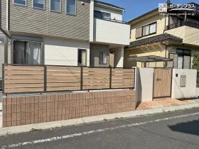 風や光を取り込みながら心地よい時間をつくるフェンス[施工後]