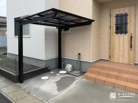 自転車を守るスタイリッシュなサイクルポート[施工後]