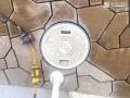 雨水桝部分も丁寧にカットしたインターロッキング