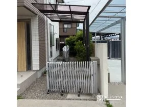 雨の日でも安心！サイクルポートで快適な駐輪スペース[施工後]