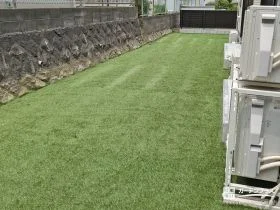 人工芝でつくる快適なお庭[施工後]