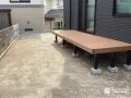 人工木製で永く綺麗にお使いいただけるウッドデッキ