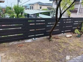 風通しのよい目隠しフェンス[施工後]