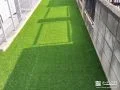 お子様が気持ち良く走り回れる人工芝のお庭リフォーム工事