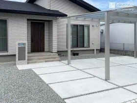 外構を長く綺麗を保つコンクリートの工夫[施工後]