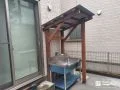 屋根付きシンクを設けて趣味の作業が快適になった外構工事