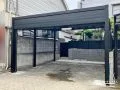 シャッターゲートとカーポートで快適な駐車スペース工事