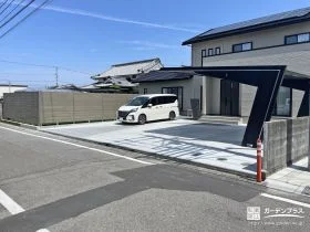 スタイリッシュな外構は「斜め」が決め手！こだわりの新築外構