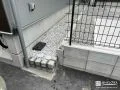 雑草対策で砂利敷きにした犬走り