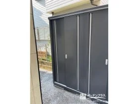 すっきりとした屋外収納スペース[施工後]