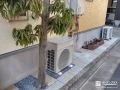 雑草の生えやすい犬走りを乱形石で華やかに仕上げた外構工事