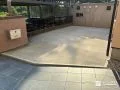 お手入れの手間をかけずにすっきりと保てる前庭