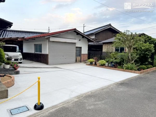 No.26465 すっきり暮らせる駐車スペースと手入れしやすい庭へリフォーム工事[施工後]