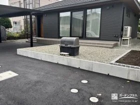 L字ブロックで仕上げる手早く丈夫な庭[施工後]