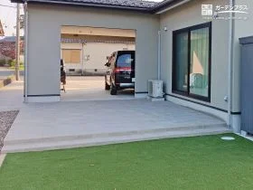 暮らしに特別感を与えてくれるタイルデッキ[施工後]