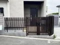お子さまの飛び出し防止にもなり安心な門扉とフェンスの設置工事