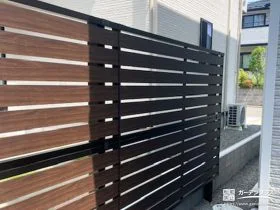 プライバシーを守る目隠しフェンス[施工後]