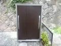 すっきりとした印象の物置