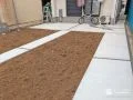 菜園しやすく整えた庭