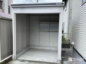 大切なバイクをまもるバイクガレージ[施工後]