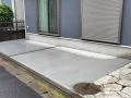 フェンスで囲っていたお庭をオープンな駐車スペースにした工事