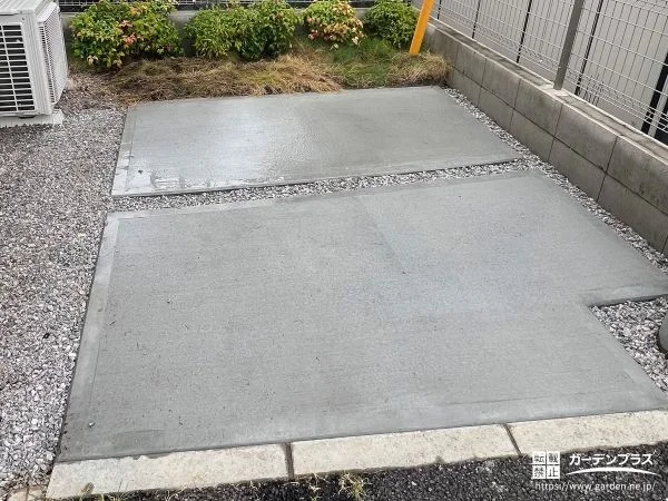 雑草に悩まされない快適さを叶えた土間コンクリート打設工事