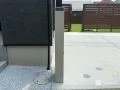 宅配ボックス一体型でスマートな機能門柱