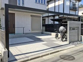 ファサードを引き締めるデザインフレーム[施工後]