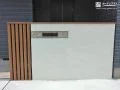 モザイクタイルが彩るナチュラルな門柱