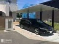奥行延長カーポートで安心の駐車スペース