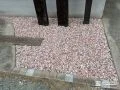 ピンクの化粧砂利で可愛らしく雑草対策
