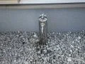 シンプルでスタイリッシュなデザインの立水栓