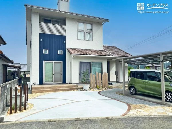 No.26649 ヴィンテージ感のある素材を随所に取り入れた駐車場拡張工事[施工後]
