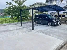 空地をフル活用!駐車スペースとドッグランのあるお庭へリフォーム工事