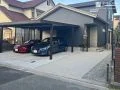 落ち着きのあるナチュラルモダンなオープン外構