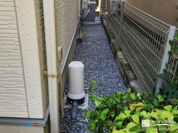 犬走りとお庭を快適に整えて使いやすさが増したリフォーム工事