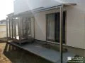 雨の日の洗濯物干しが快適なテラス囲いを設置したリフォーム工事