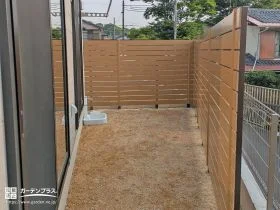 暮らしに合わせて自由にアレンジできる庭[施工後]