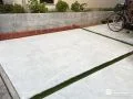 レンガで施工した温かみのある植栽スぺース