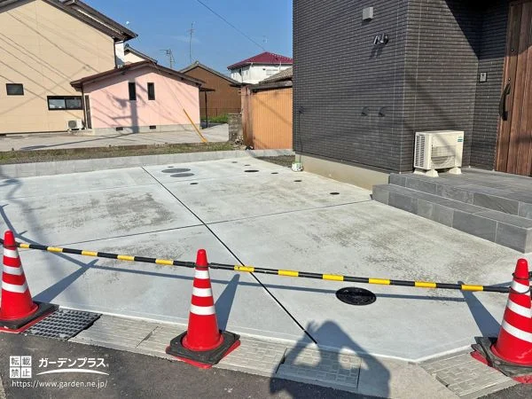 シンプルで機能性の高い新築外構