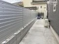 作業性がしやすいよう整えた犬走り