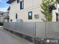 生垣を目隠しフェンスに替えてお手入れを楽にしたリフォーム工事