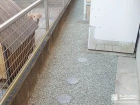 犬走りの雑草対策[施工後]