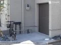 防犯性を高めるサイクルスタンド付きの駐輪スペース