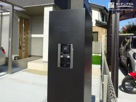 ノイズレスデザインで魅せる機能門柱[施工後]