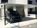 お車を守りご家族で安心して使えるツートーンカーポート設置工事