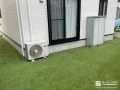 人工芝が緑鮮やかで見た目にも美しいローメンテナンスなお庭工事